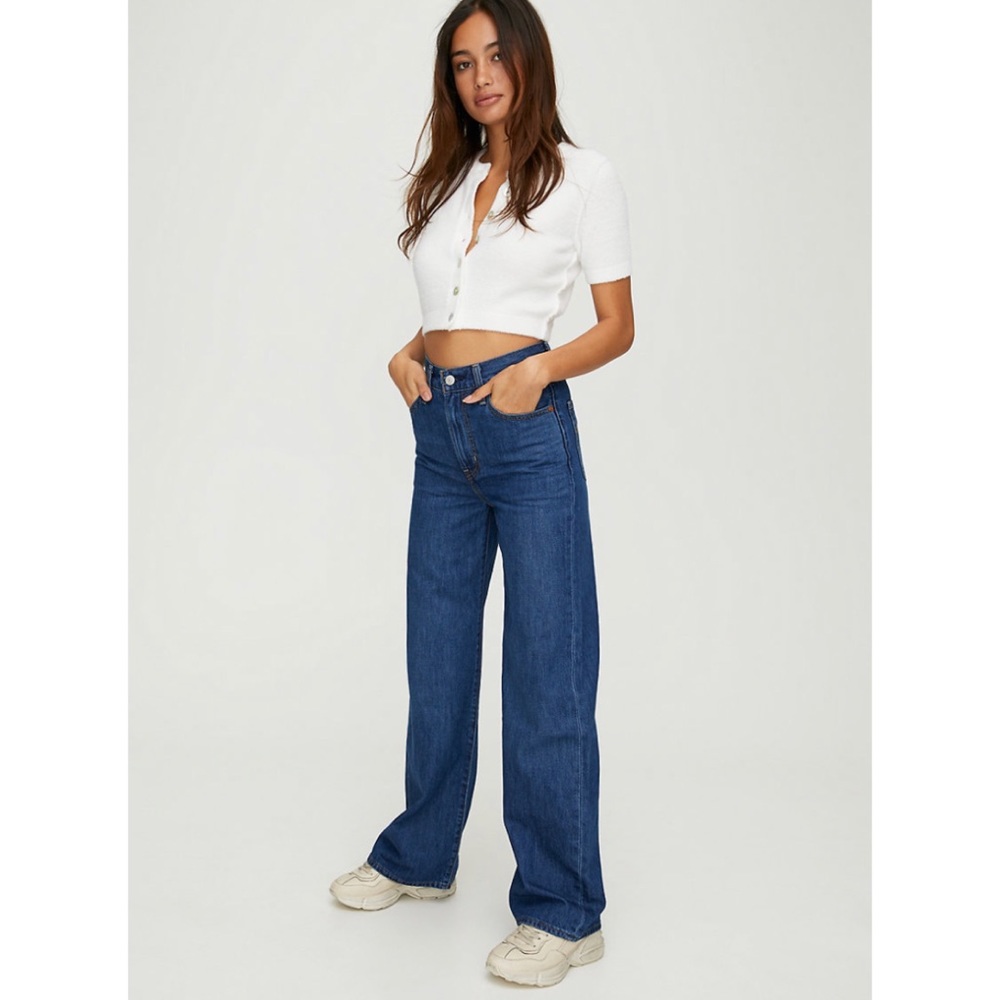 Levi's Ribcage Wide Leg Jean in High Times - Picture 3 of 10